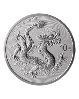 2026 1oz China Dragon .999 Silver Coin BU Mint Error 2-Coin Set 2026 1oz China Dragon .999 Silver Coin BU Mint Error 2-Coin Set