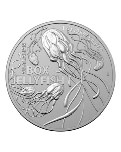 2023 1oz Australia's Most Dangerous - Box Jellyfish .999 Silver BU Coin