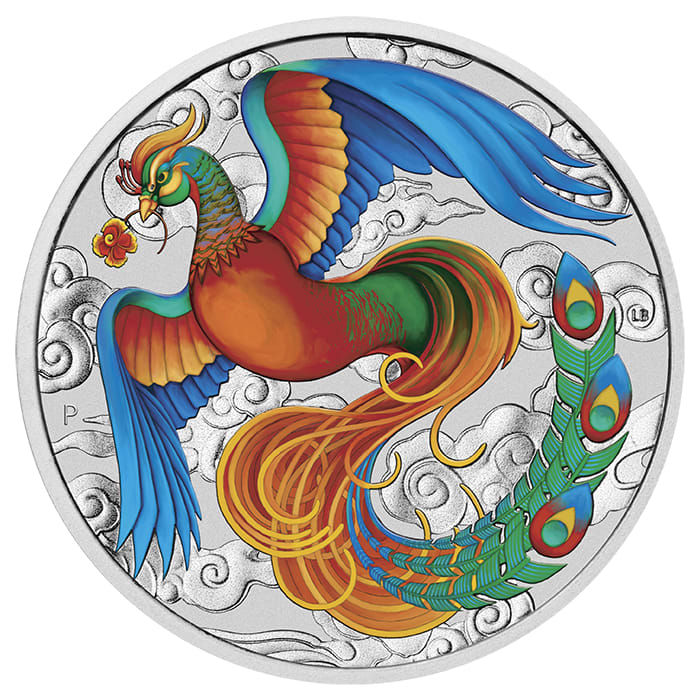 2022 1oz Australia Chinese Myths and Legends - Phoenix .9999
