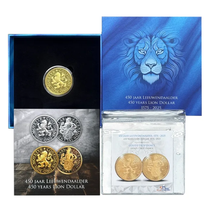 2025 1oz Ascension Island Lion Dollar .9999 Gold High Relief Proof