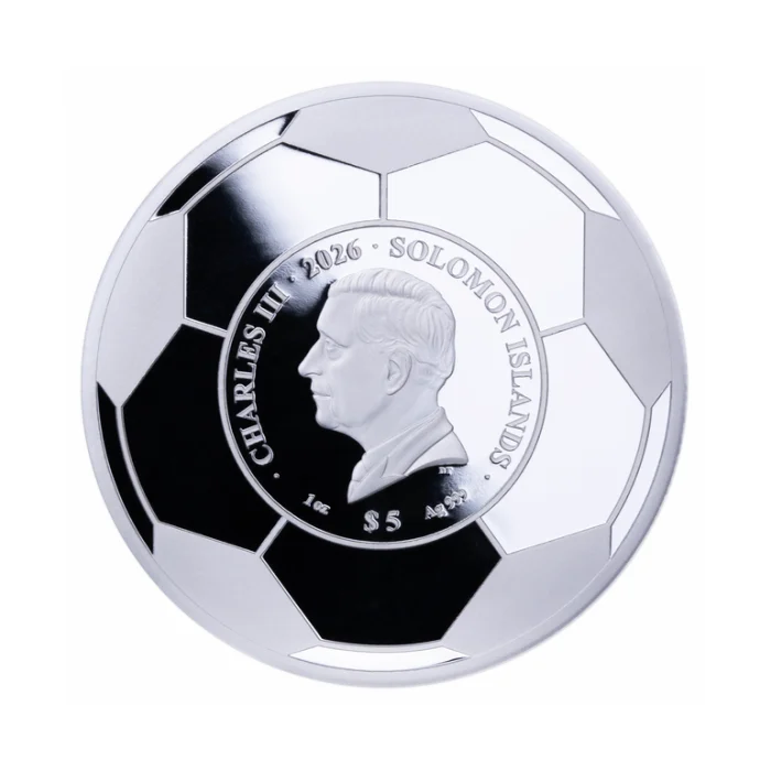 2026 1oz Solomon Island FIFA We Are 26 .999 Silver High Relief
