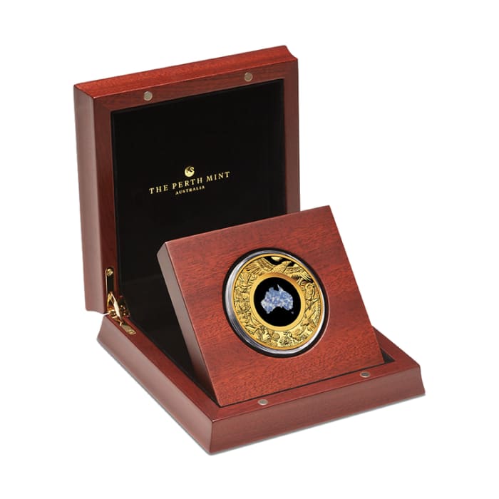 2025 2oz Australia Great Southern Land .9999 Gold Proof Blue