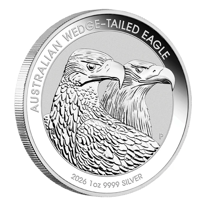 2026 1oz Australia Wedge Tailed Eagle .9999 Silver BU Coin 2026 1oz Australia Wedge Tailed Eagle .9999 Silver BU Coin