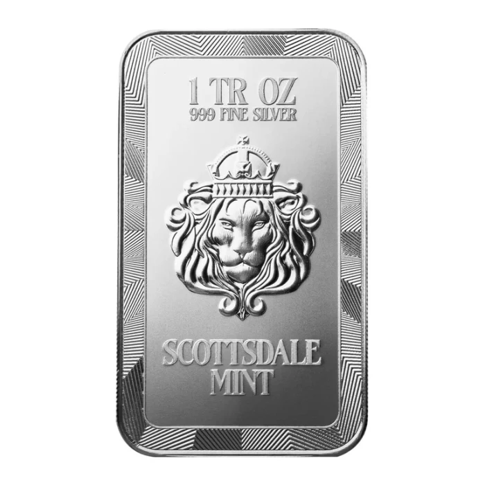 2025 1 oz Scottsdale Xuanhua Dragon .999 Silver Coloured Bar