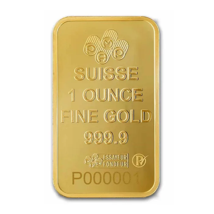 1 oz Pamp Suisse Lady of Liberty .9999 Gold Bar