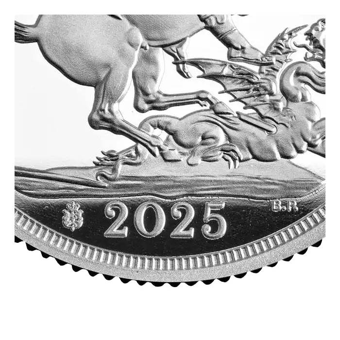 2025 英國主權.999 精鑄銀幣加鑄版雙幣套裝7.988克