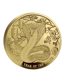 2025 1 oz Pitcairn Islands Lunar Year of the Snake .999