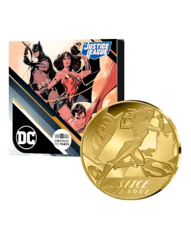 100%正規品4XL新品リミテッド2025ゴールドコレクションGOLDフリーマン 2025 1/4oz France 90 Years of DC - Justice League .999 Gold Proof coin