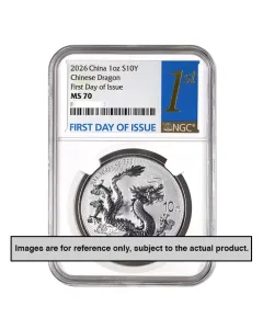 2025 China Dragon Silver Coin - The 1st Official .999 Silver