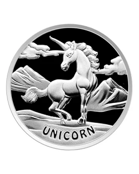 2023 1 oz Fiji Unicorn 999 Silver BU Coin