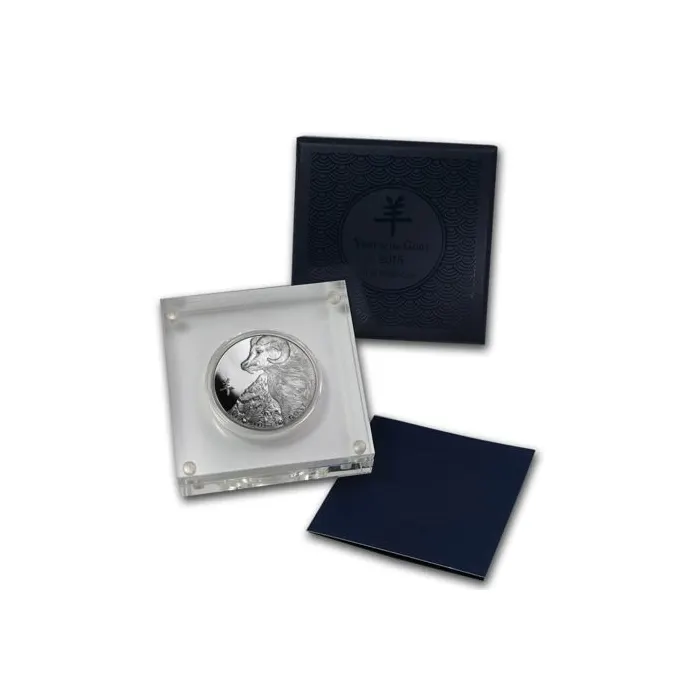 2015 1oz Niue Year of the Goat .999 Silver Proof Coin