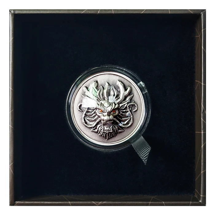 2024 1 oz Fiji Year of the Dragon .999 3D Ultra High Relief