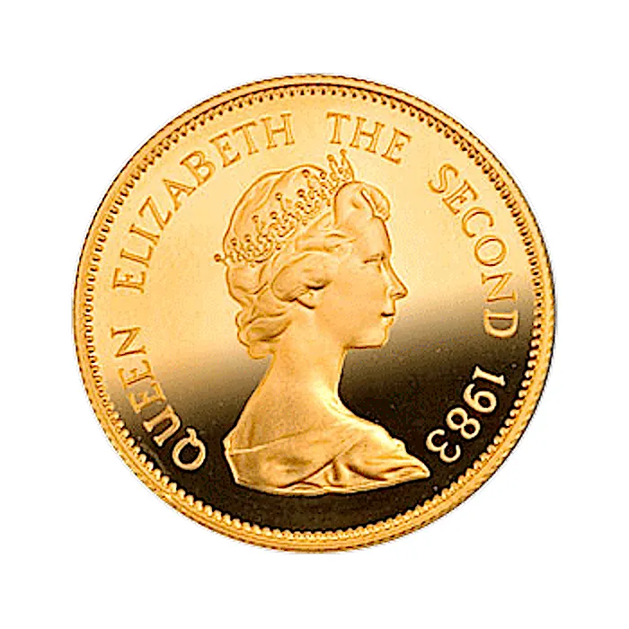 1983 0.47 oz Hong Kong Lunar Zodiac Year of Pig Gold Medal