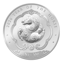 ラシュトン ラベンダー 牛 2026 1oz Kingdom of Bhutan Lunar Year of Horse .999 Silver