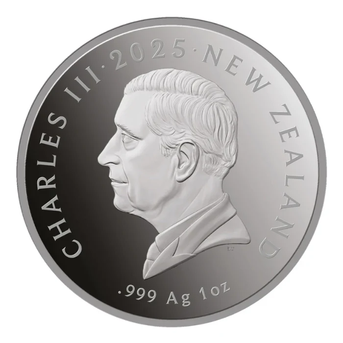 2025 1oz New Zealand Mangopare.999 Silver Colour Proof Coin
