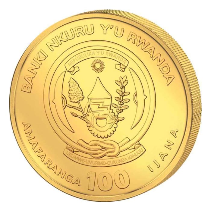 2026 1/12oz Rwanda Lunar Ounce - Year of the Horse .999 Gold