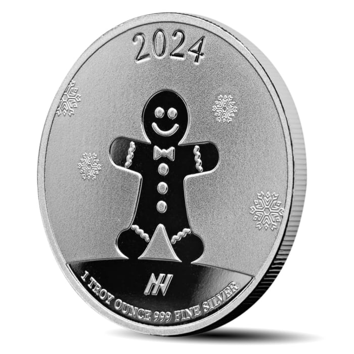 2024 1 oz Asahi Happy Holidays .999 Silver Round