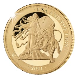 2020 Una & The Lion 金貨 1/4 oz 鑑定付 ゴールド NGC鑑定PF69 ウナとライオン 2020年 イギリス領セントヘレナ
