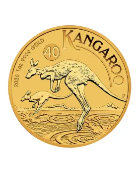 2026 1 oz Australia Kangaroo .9999 Gold BU Coin