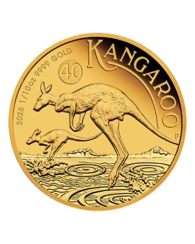 2026 1/10oz Australia Kangaroo .9999 Gold Proof Coin