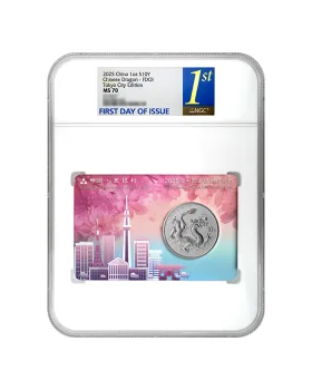 銀の盃　銀 2025 China Dragon 1oz .999 Silver Coin In Stock | LPM Online
