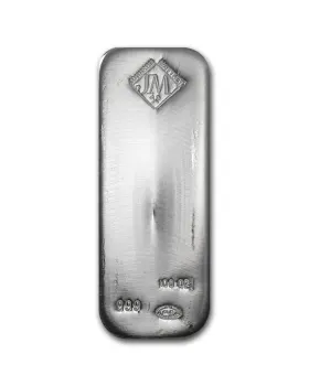 100 oz Johnson Matthey .999 Silver Bar