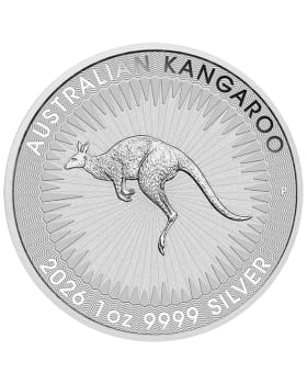 2026 1 oz Australia Kangaroo  .9999 Silver BU Coin
