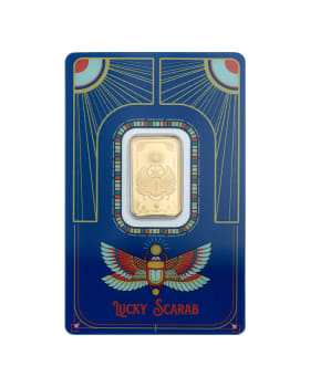 5 gram Pamp Suisse Lucky Scarab .9999 Gold Minted Bar