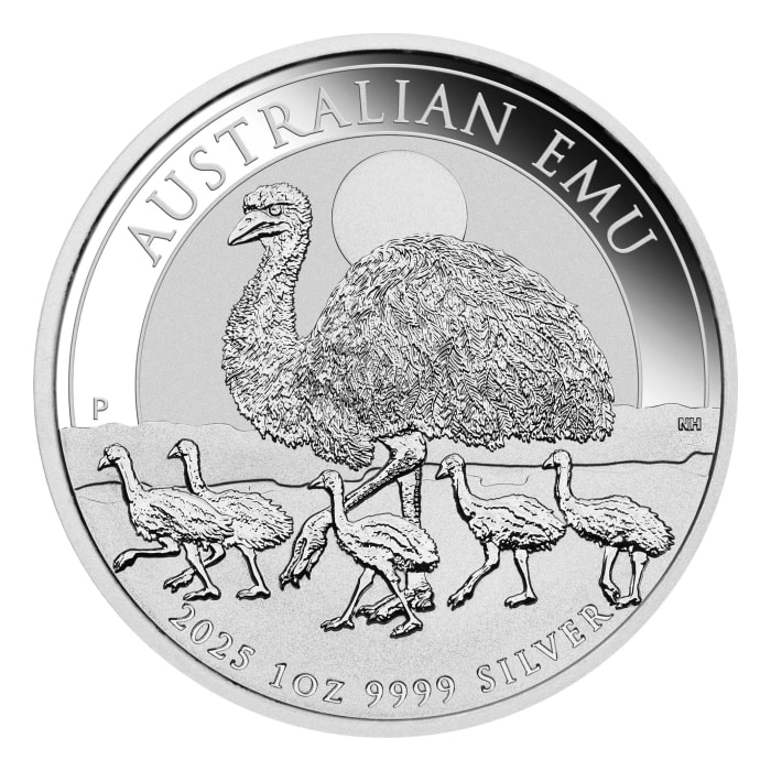 2025 1oz Australia Emu .9999 Silver Coin