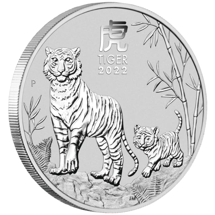 2022 1/2 oz Australia Lunar Series III - Year of the Tiger 9999