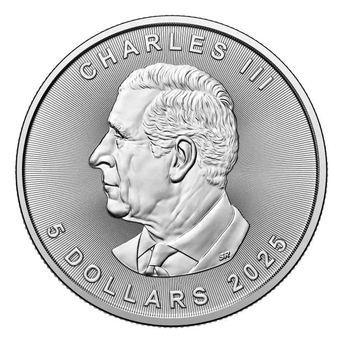 2025 1 oz Canada Maple Leaf .9999 Silver BU Coin