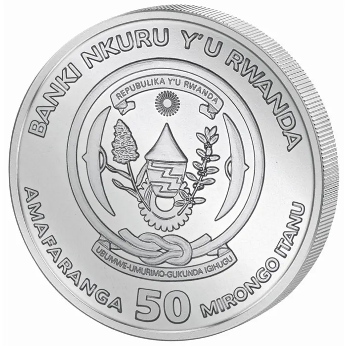 2020 ルワンダ「メイフラワー号」ノーティカル・オンス 1オンス純銀貨 2020 1oz Rwanda Lunar Year of Rat .999 Silver Proof Coin