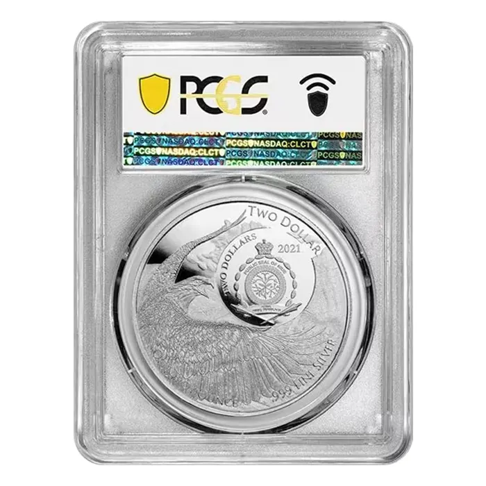 2021 紐埃PCGS 35週年.999精鑄銀幣1盎司(PCGS PR70 DCAM)