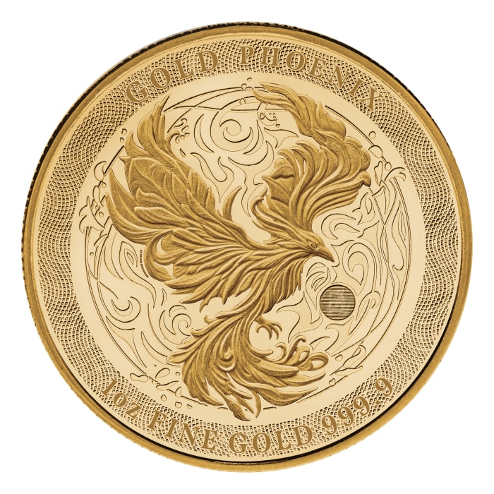 2024 Australia Gold Lunar Dragon Bullion Coin, 1/4 oz BU