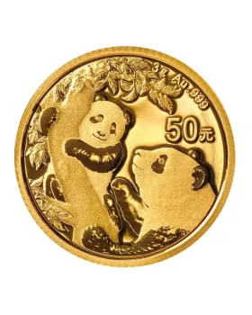 2021 中國熊貓.999 金幣1克