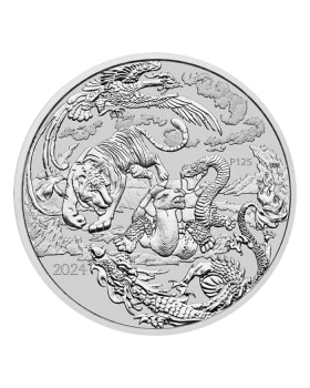Deadly & Dangerous 2025 $1 Tiger Snake 1oz Silver Proof Coin