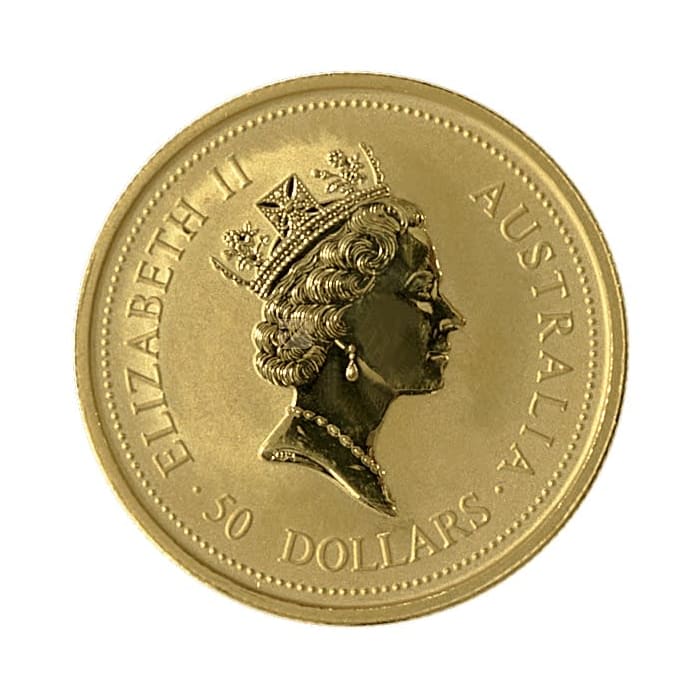 1996 1/2 oz Australia Kangaroo .9999 Gold Coin