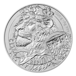 2025 紐埃捷克獅子.999銀幣1公斤