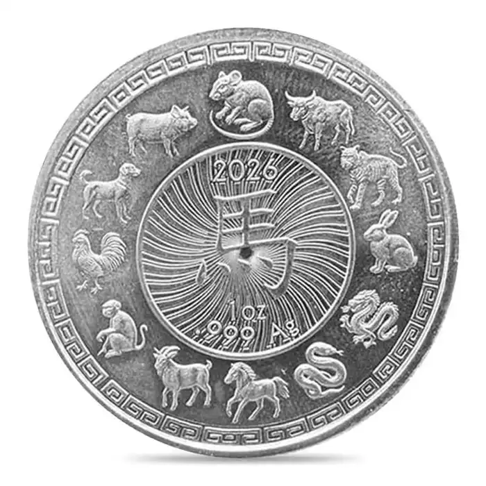 2026 馬年.999銀章1盎司