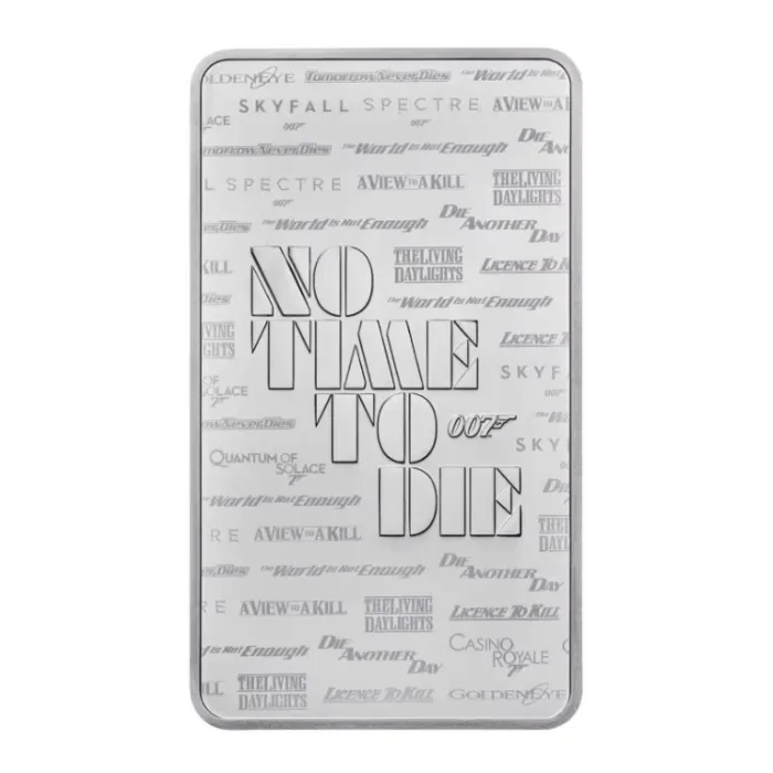 2020 10 oz Great Britain James Bond 007 - No Time To Die .9999