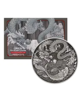 2023 1oz Australia Chinese Myths and Legends - Red Dragon
