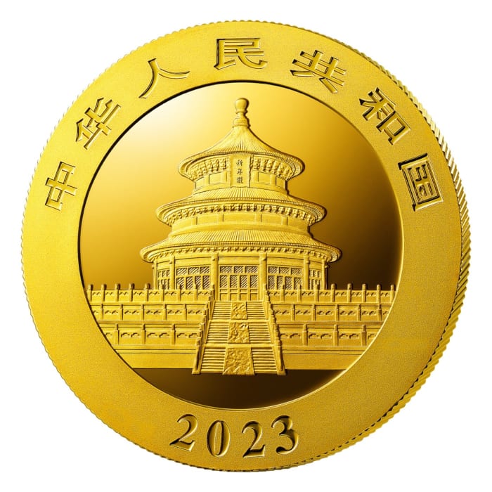 2023 中國熊貓.999金幣3克