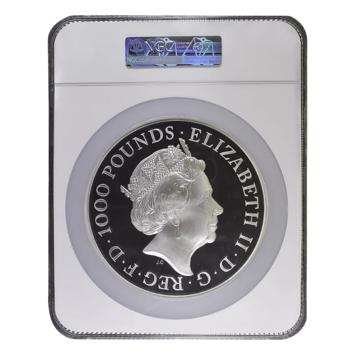 2021 2 Kg Great Britain Queen's Beasts Completer .999 Silver 2021 2 Kg Great Britain Queen's Beasts Completer .999 Silver