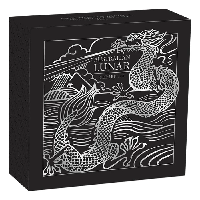 2024 2oz Australia Lunar Series III - Year of the Dragon .9999