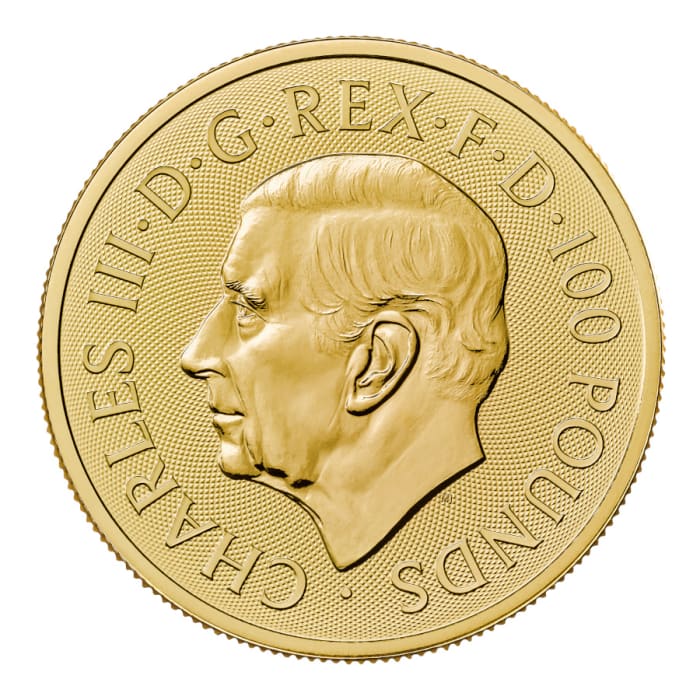 2024 1oz Great Britain St George and the Dragon .9999 Gold Coin