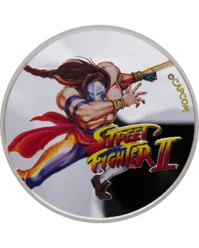 2021 1 oz Fiji Street Fighter II 30th Anniversary - Ryu 999