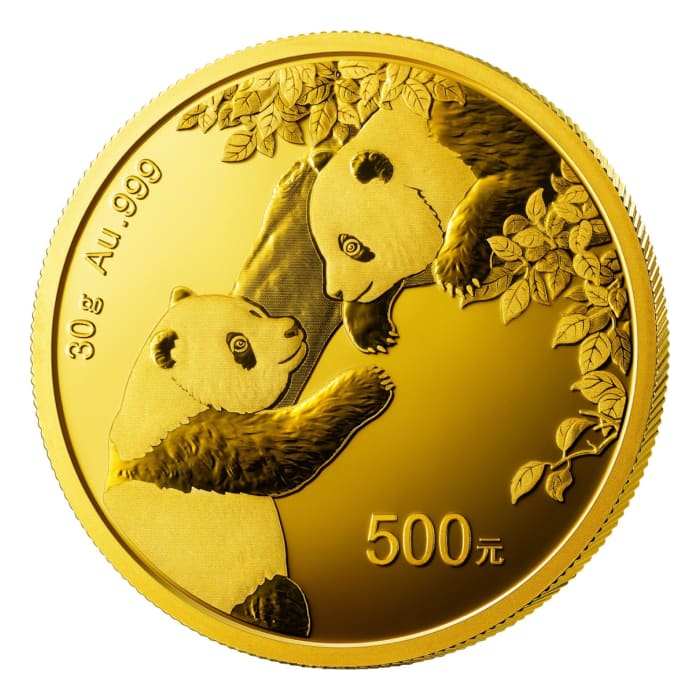 2023 30 gram China Panda .999 Gold Coin