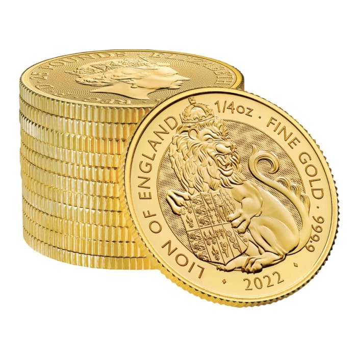 2022 ロイヤルチューダービースト ザ ライオンオブイングランド 1オンス Royal Tudor Beasts 2022 Lion of England 1oz Gold Coin