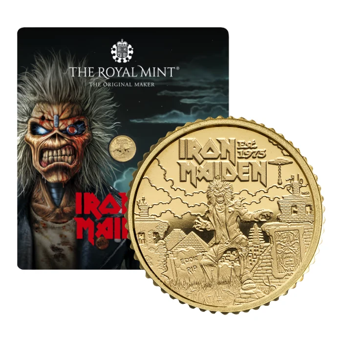 2025 1/40oz Great Britain Music Legends - Iron Maiden .9999