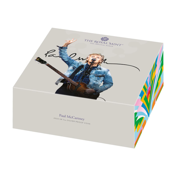 2024 5oz Great Britain Music Legends - Paul McCartney .999 Silver